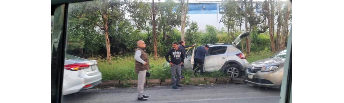 Accidente en la autopista México–Puebla a la altura de FINSA