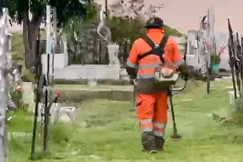 Realizan mantenimiento en panteón de San Hipólito Chimalpa