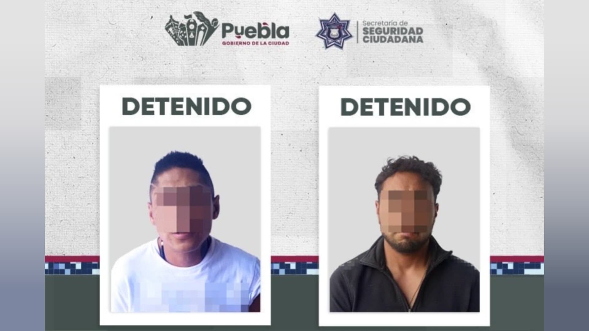 Detienen a dos por robo en transporte público