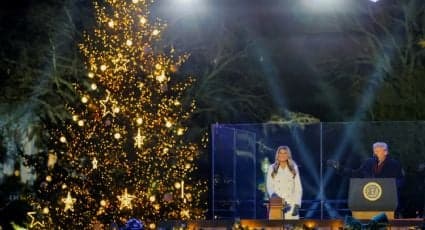 Encendido del árbol de Navidad en la Casa Blanca marca el inicio de las fiestas
