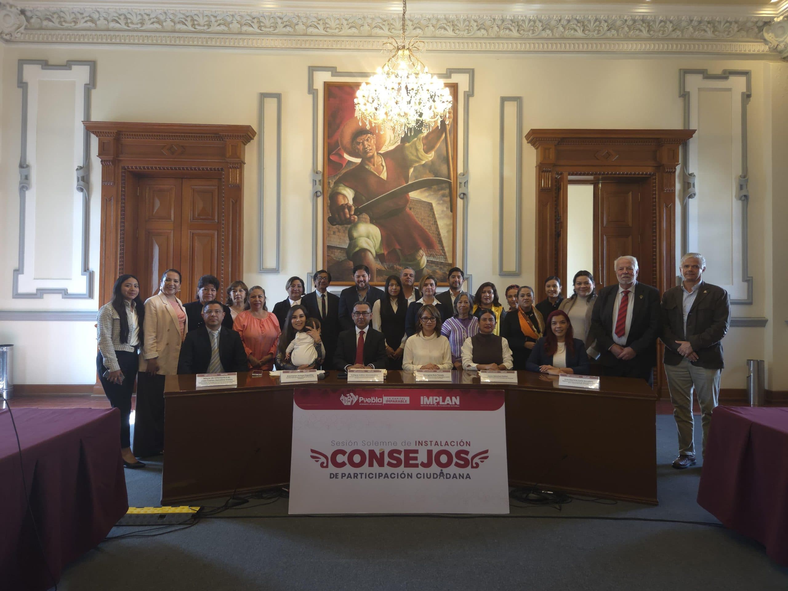 Instalan Consejo de Participación Ciudadana de Seguridad Pública en Puebla