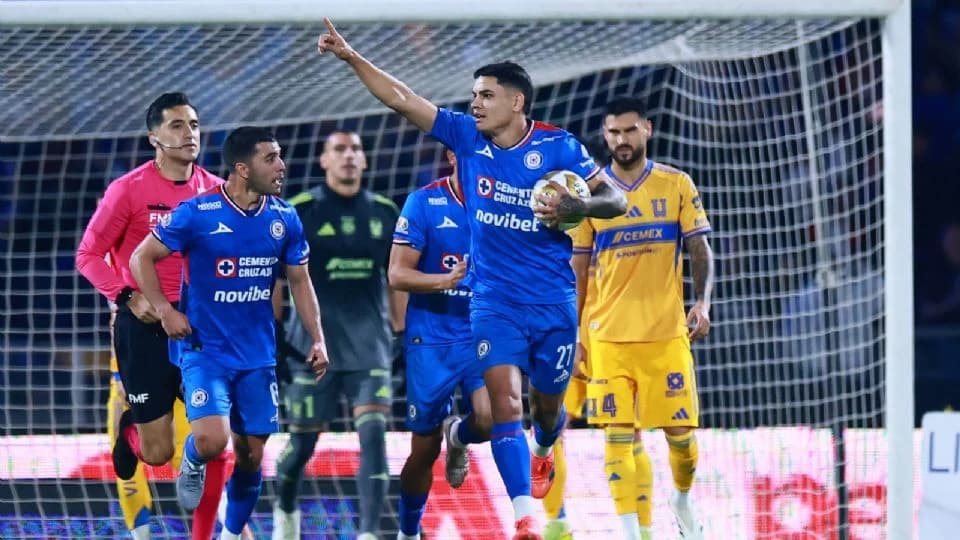 Cruz Azul y Tigres empatan en la Ida