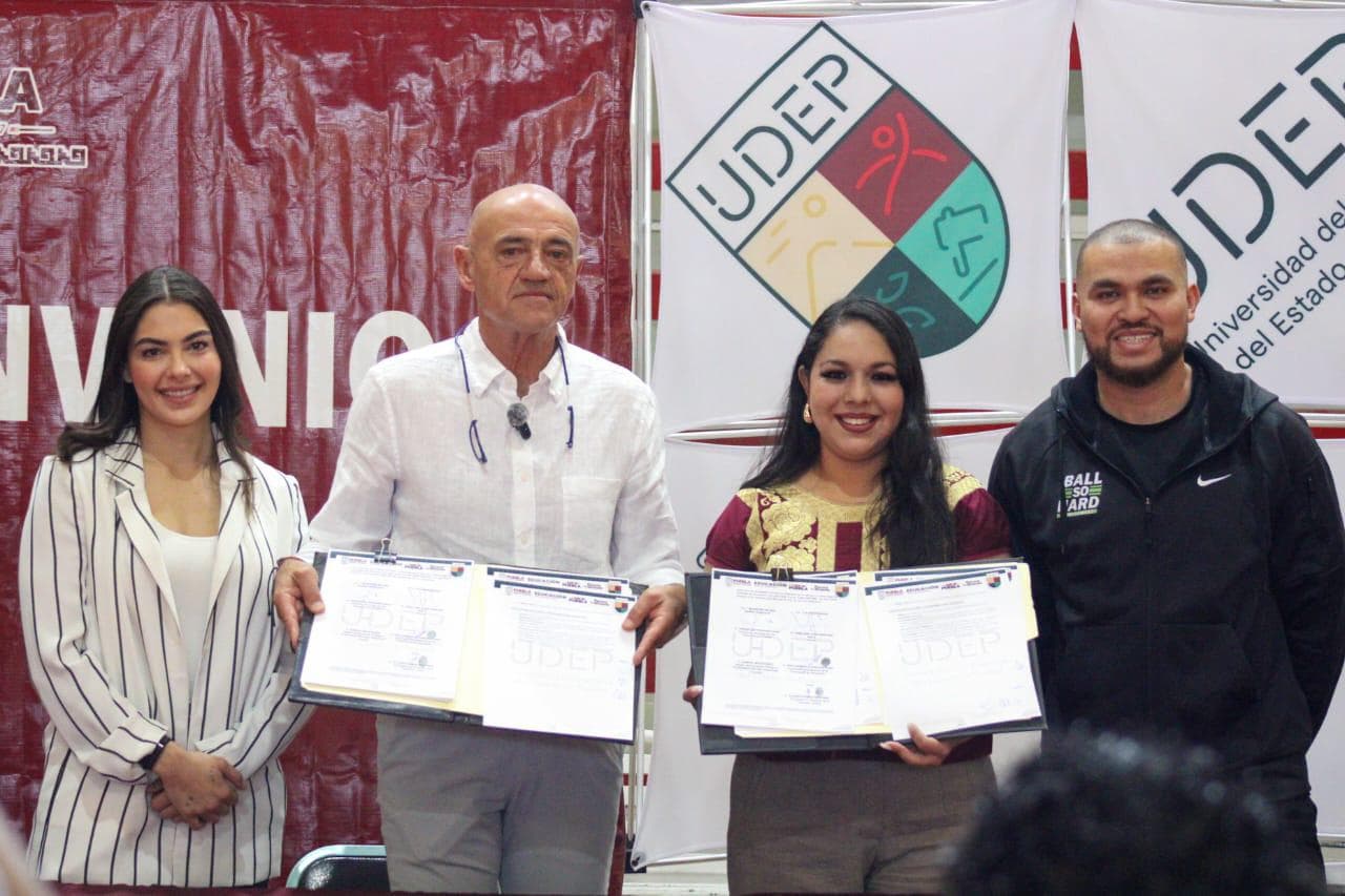 Firman convenio Universidad del Deporte y San Pedro Cholula