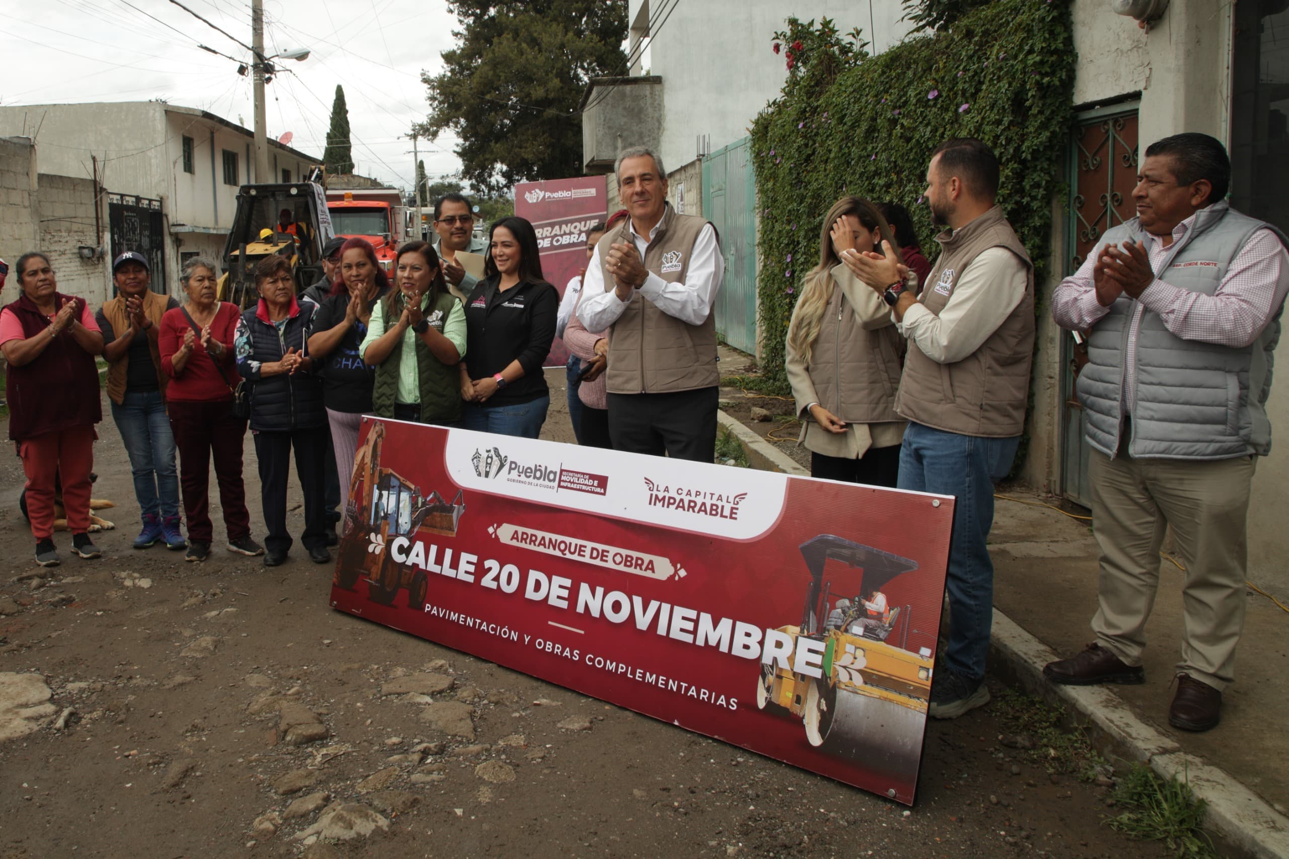 Inicia pavimentación en colonia San José Los Cerritos